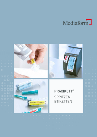 Broschüre Praxikett Spritzenetiketten