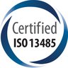 Certified Blue Mediaform Certified ISO 13485