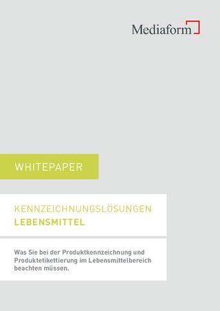 Titel Whitepaper Lebensmittelkennzeichnung