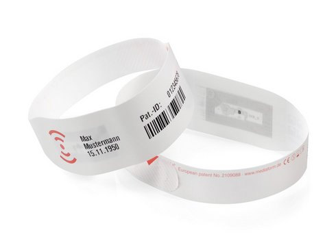 Bedruckte RFID Patientenarmbänder