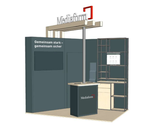Mediaform stand at the IntensivMed 2024 Symposium