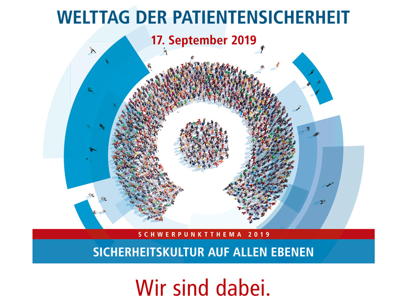 Mediaform ist auf dem Welttag der Patientensicherheit 2019 dabei