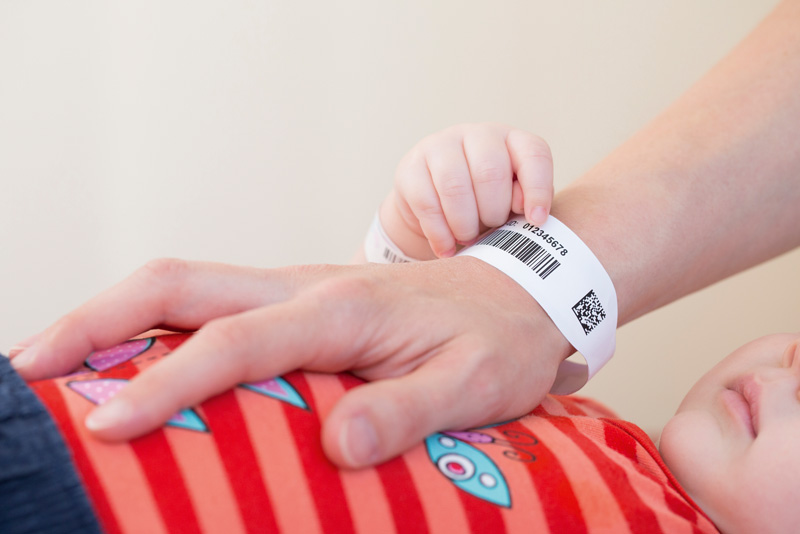 Verschiedene Patientenarmbänder Patientenarmbänder für Mutter und Kind