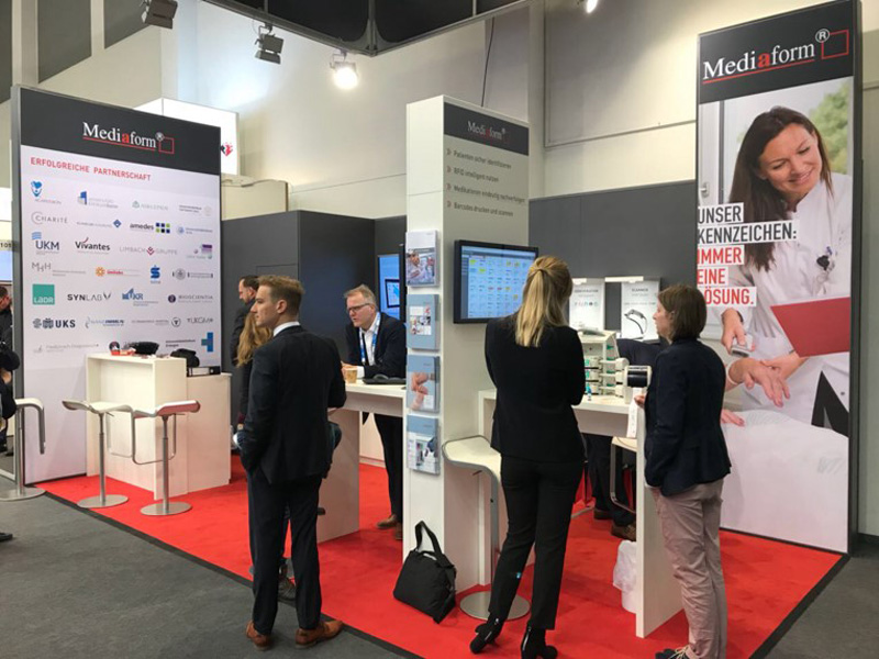 Messestand Mediaform Conhit 2018